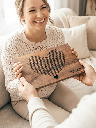 Song Lyrics Walnut Board